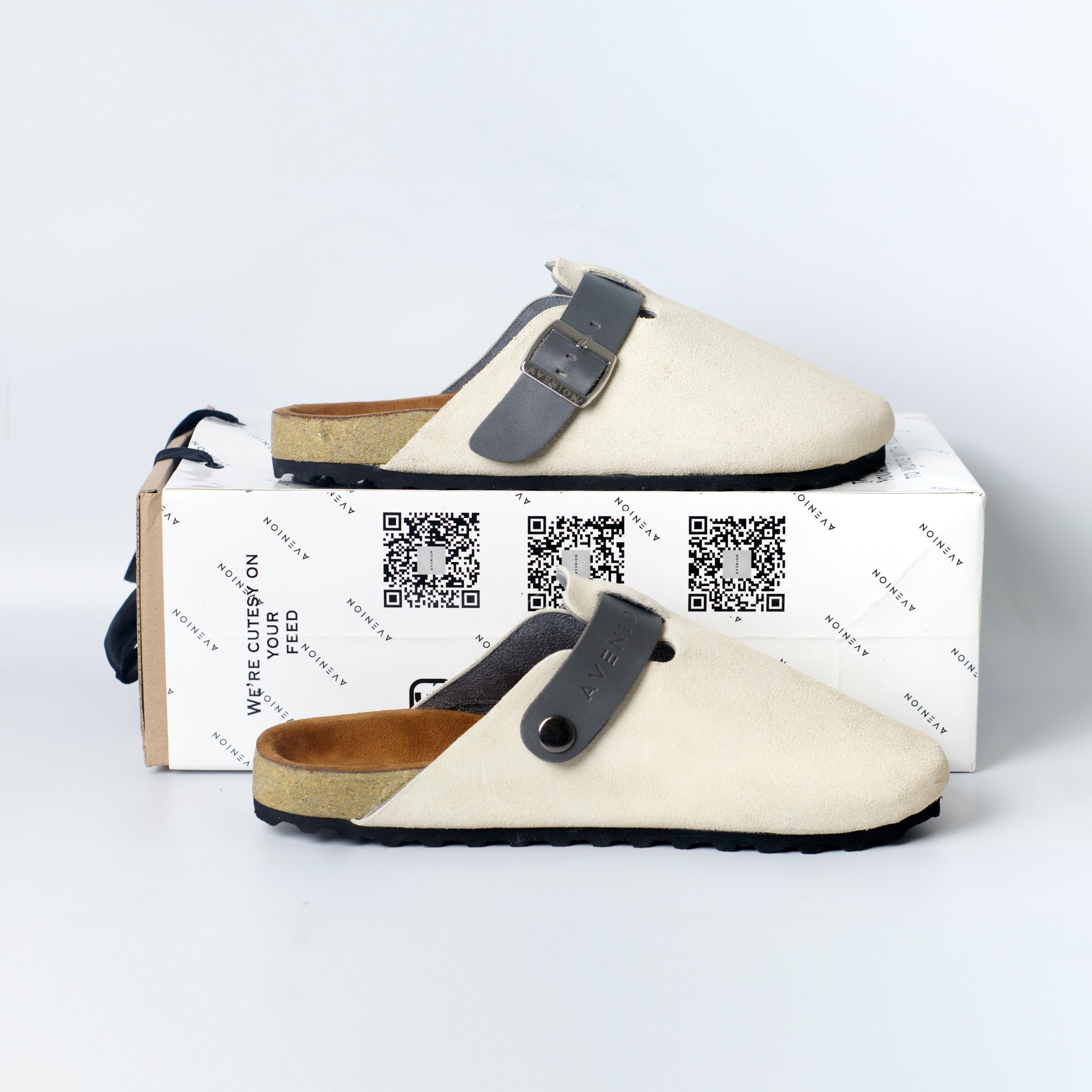 Avenion Boston Clog Beige